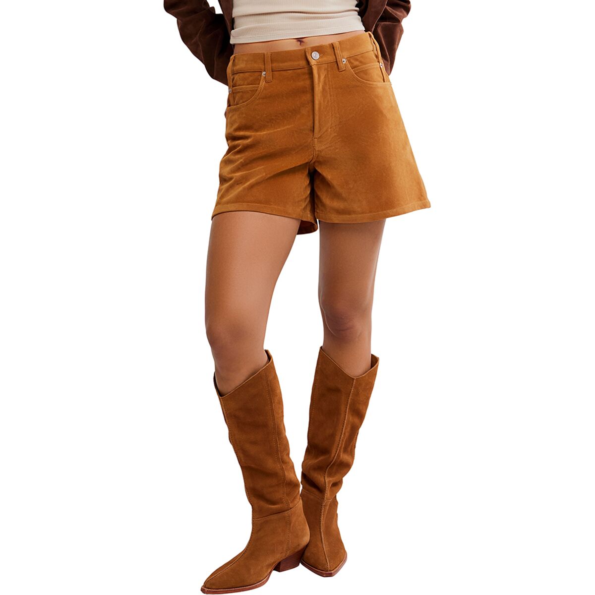 Free People Women's Tippi Vegan Suede Short - Size: 32