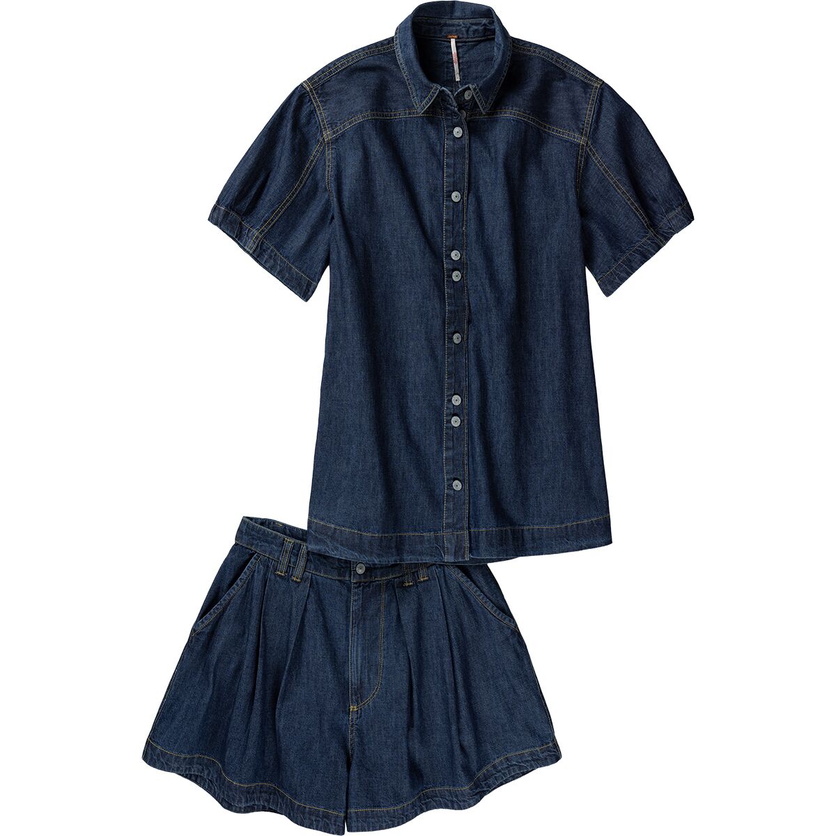Free People Women's Griselda Set in Sea Dream Wash - Size: 4