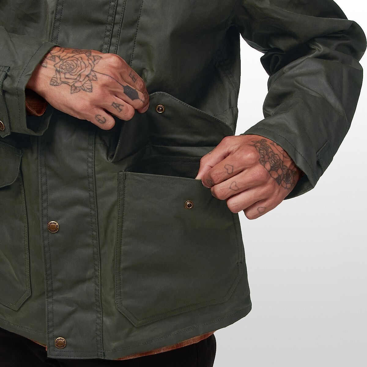 ジャケット・アウター Filson Cover Cloth Mile Marker Coat DAREAR.jpg