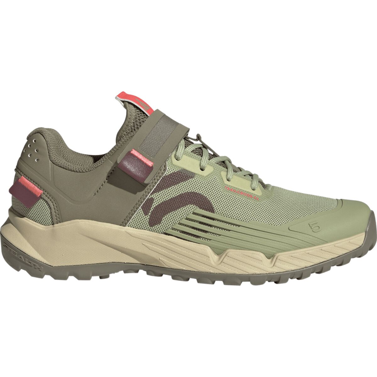 Five Ten Women's Trailcross Clip-In Cycling Shoe in Magic Lime / Quiet Crimson / Orbit Green - Size: 5.5