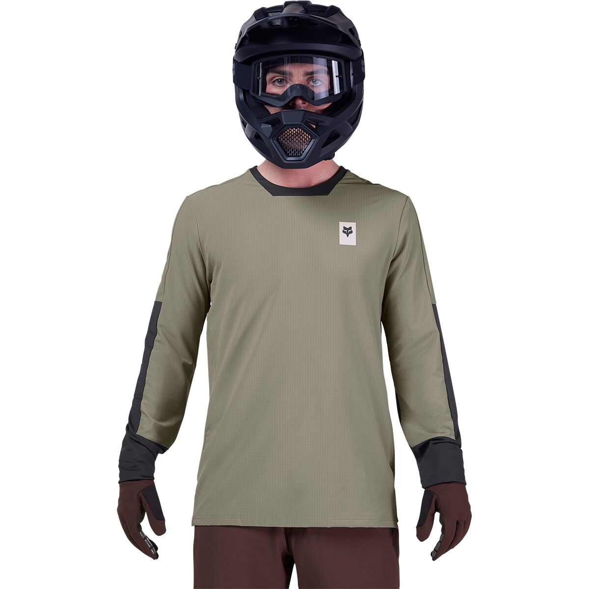 Fox Racing Men's Defend Thermal Jersey in Adobe - Size: XXL