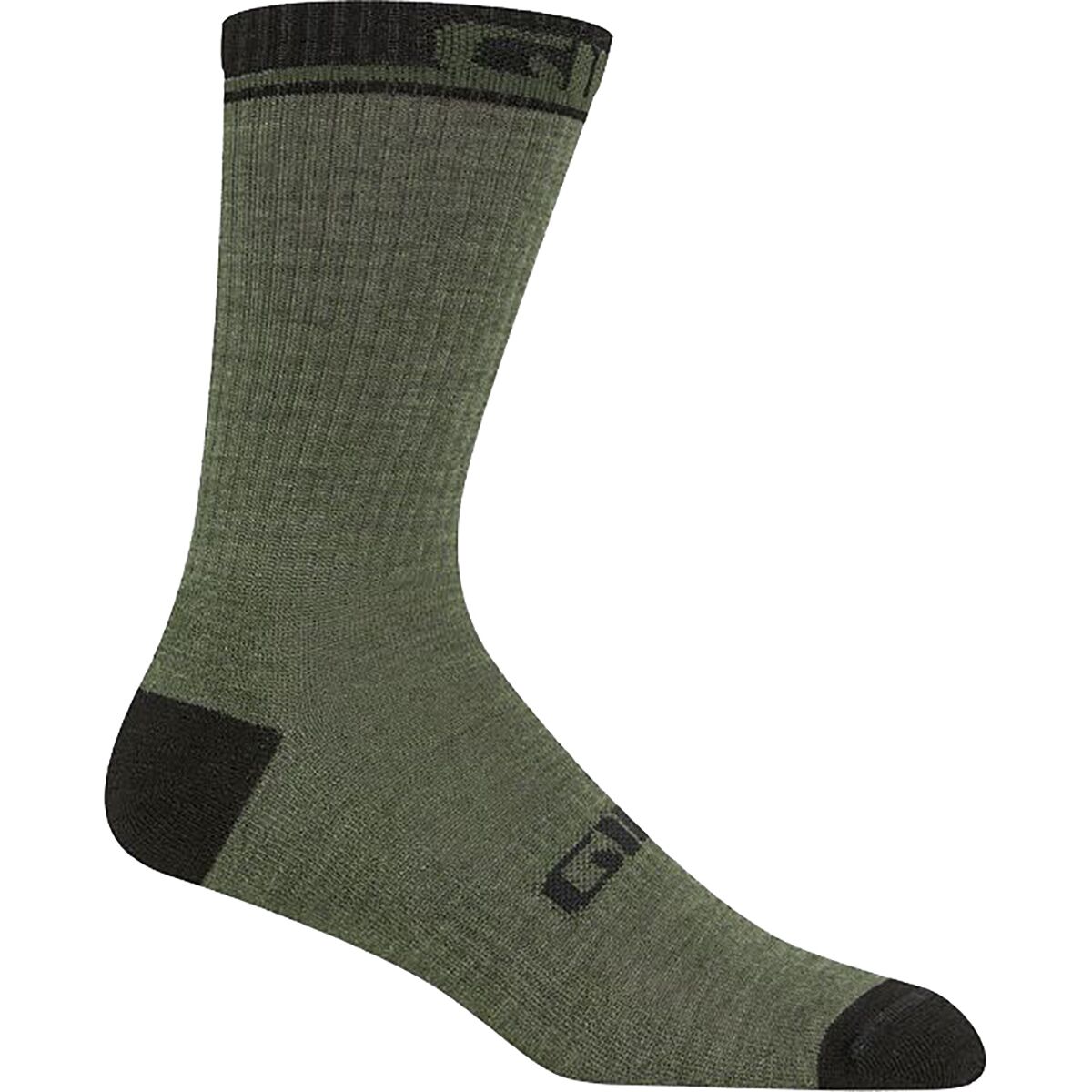 Giro Merino Winter Sock in Olive - Size: Large