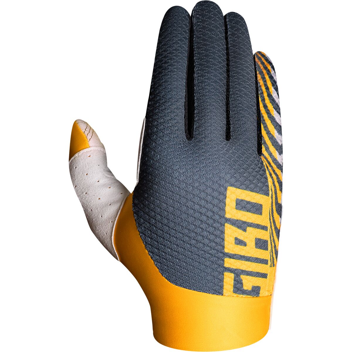 Giro Men's Trixter Glove in Dark Shark / Spectra Yellow - Size: Medium