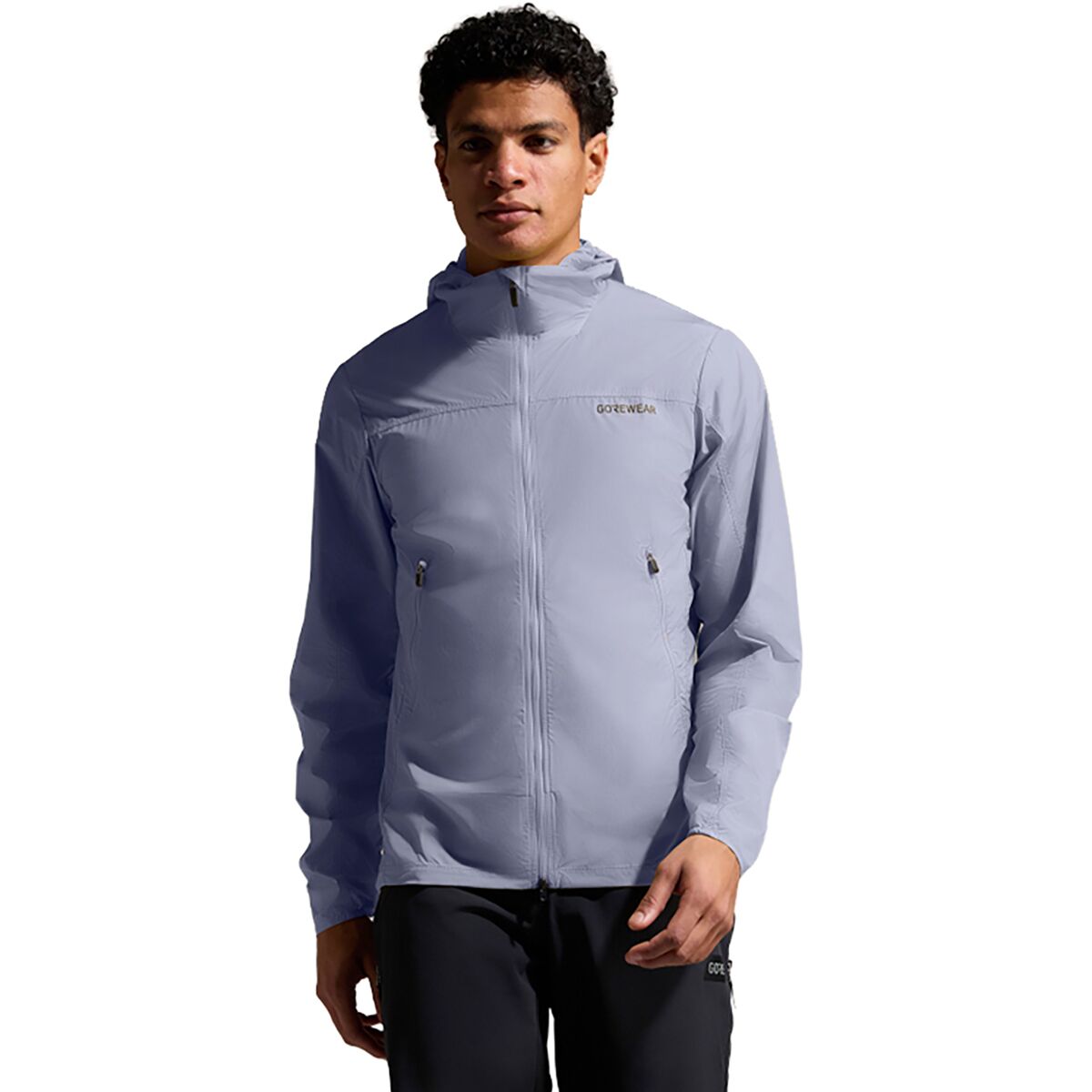 GOREWEAR Men's Fernflow Hooded Windbreaker in Amethyst Grey - Size: XL