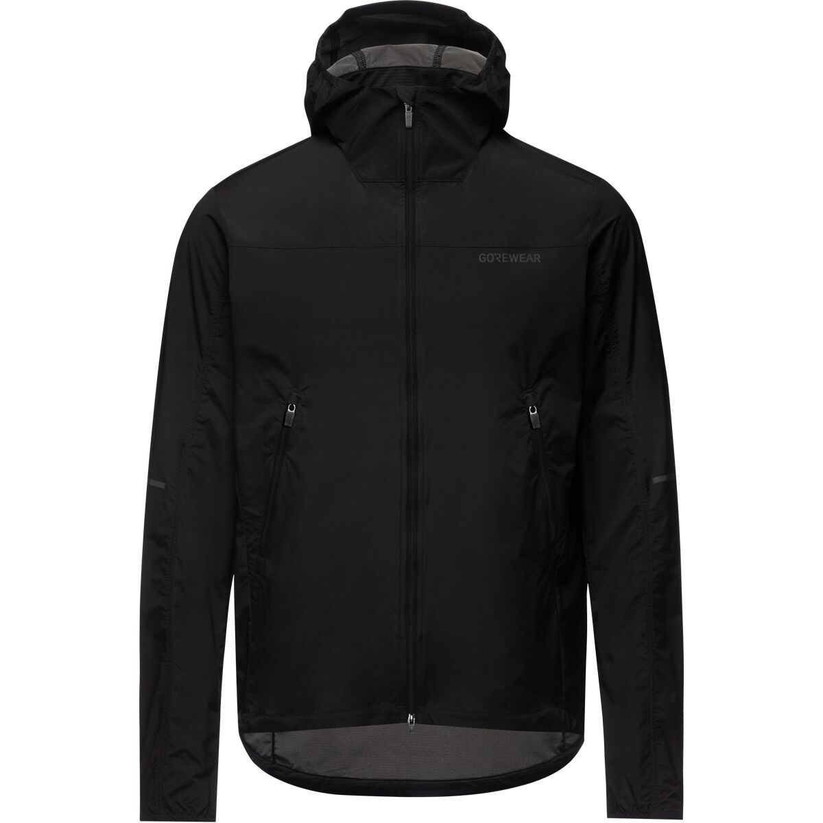 GOREWEAR Men's Fernflow Hooded Windbreaker in Black - Size: XL