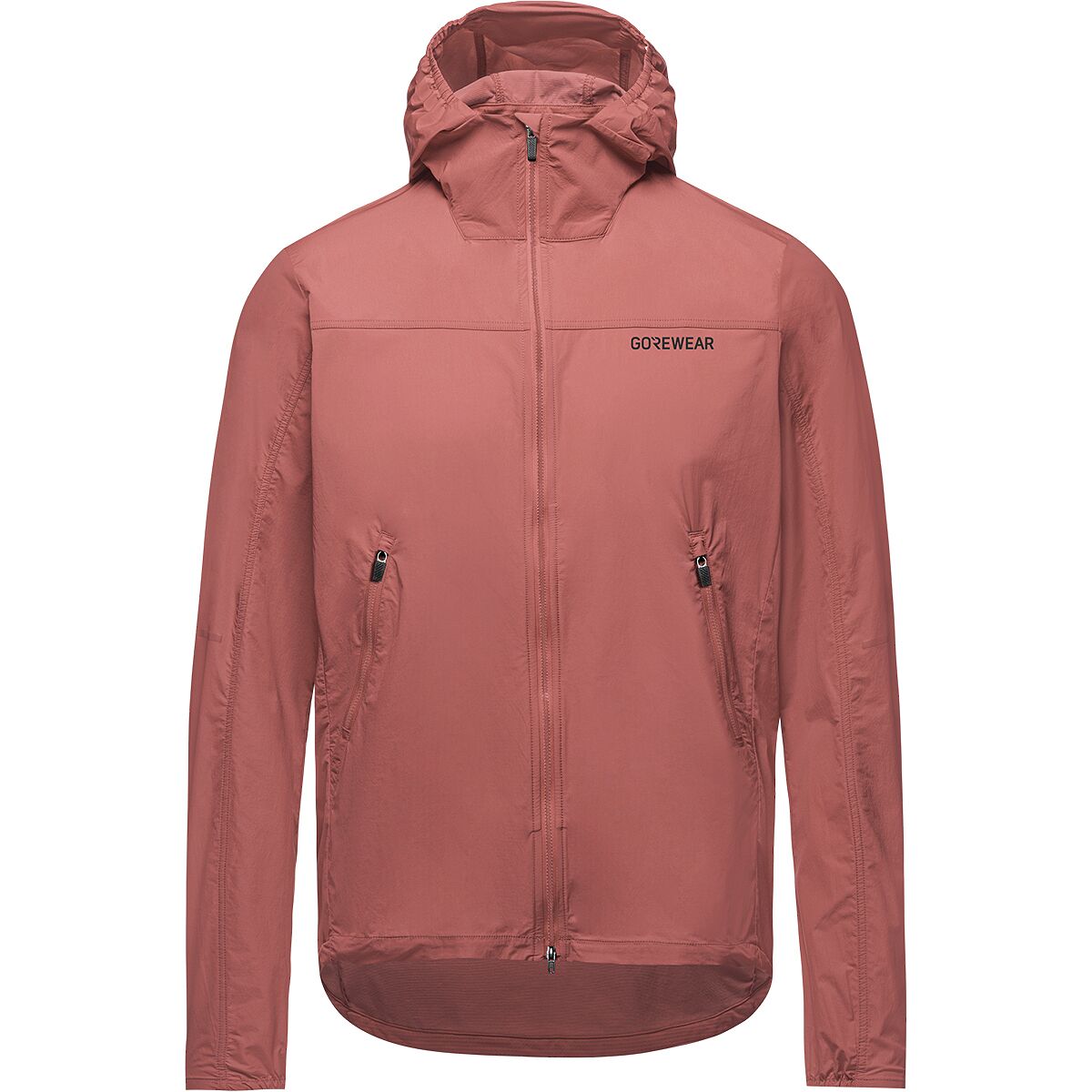 GOREWEAR Men's Fernflow Hooded Windbreaker in Lab Rose - Size: Small