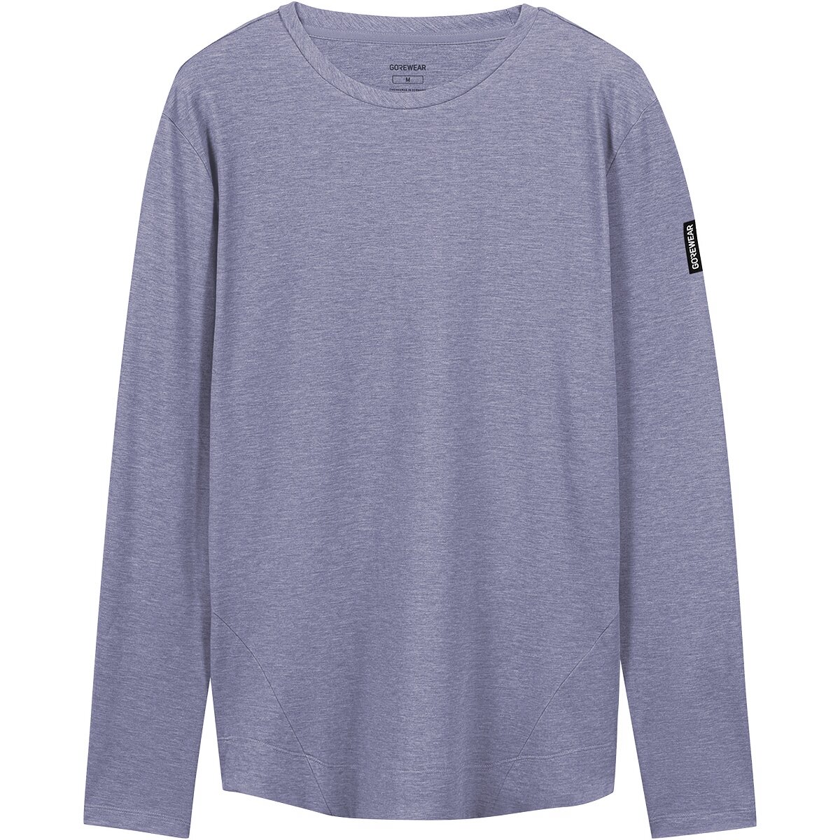 GOREWEAR Men's Training Long-Sleeve T-Shirt in Amethyst Grey - Size: Small