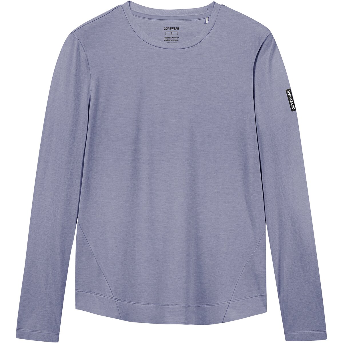GOREWEAR Women's Training Long-Sleeve T-Shirt in Amethyst Grey - Size: S/4-6