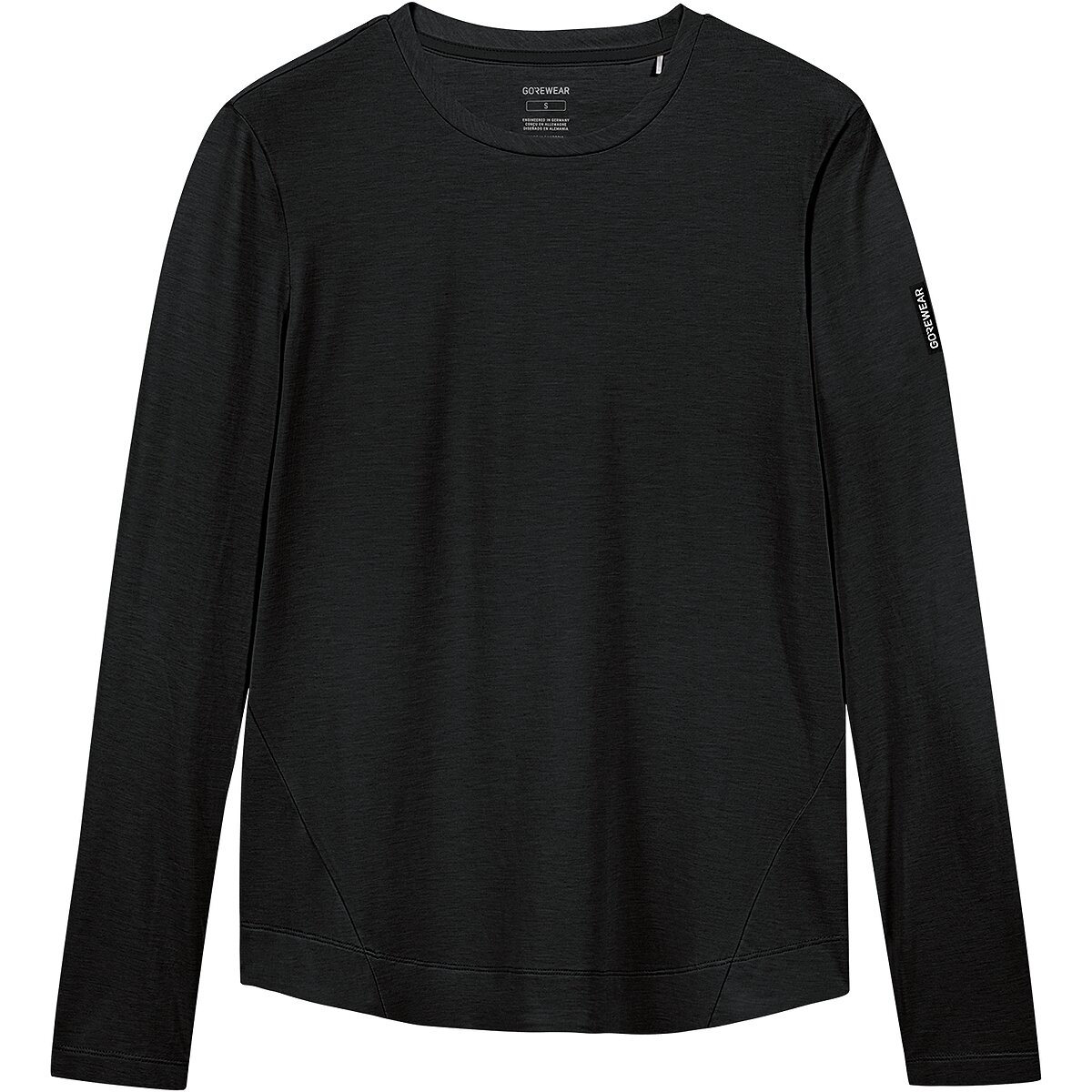 GOREWEAR Women's Training Long-Sleeve T-Shirt in Black - Size: L/12-14