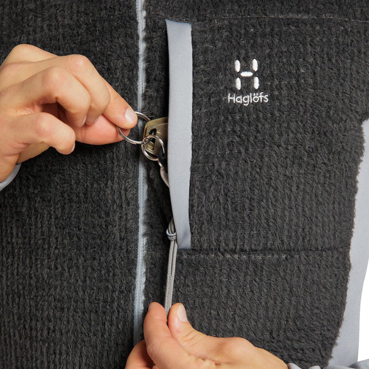 Haglofs ウィンドブレーカー M グレー HAGLOFS（ホグロフス） リム シールド フード / メンズ ウインド