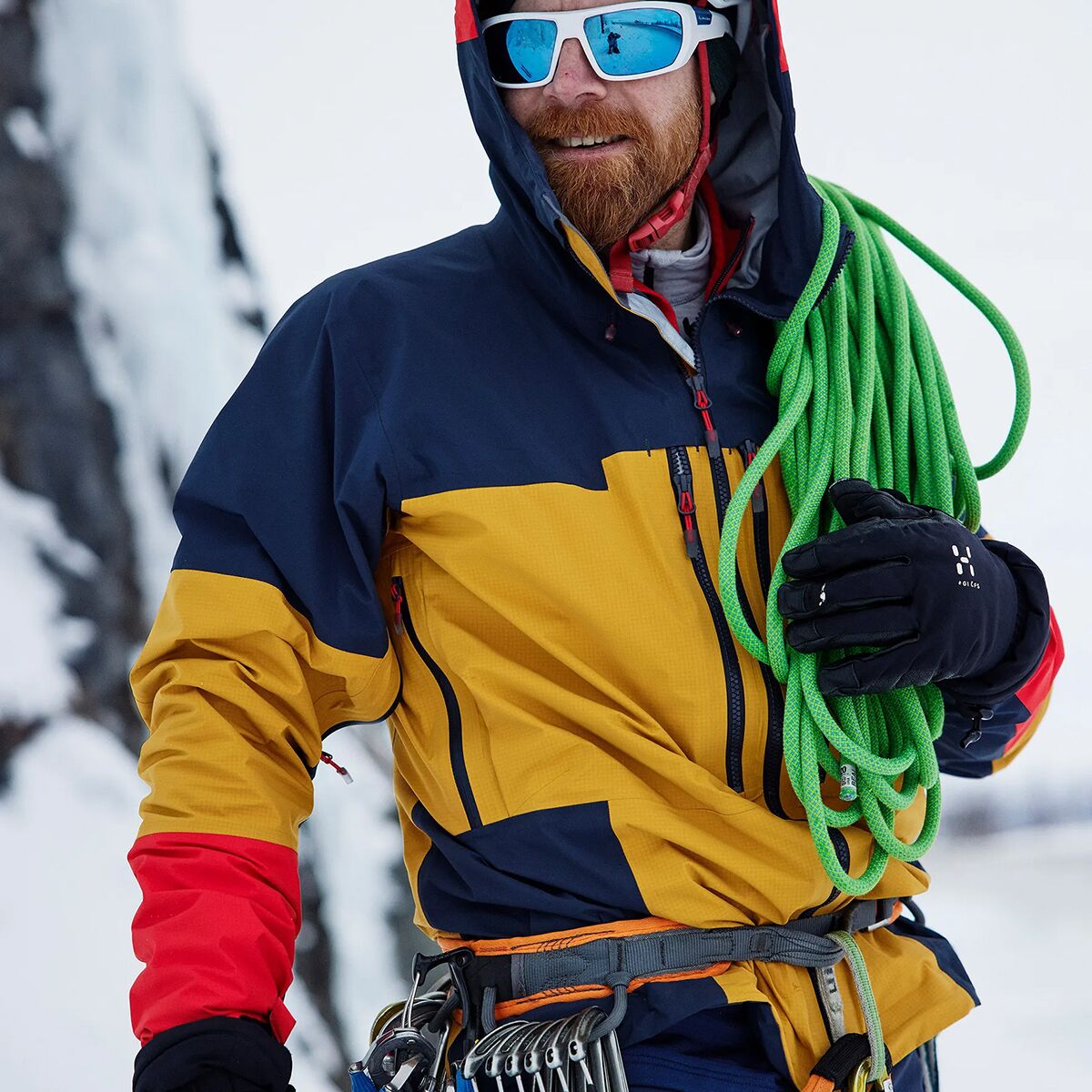 HAGLOFS Spitz GTX Pro Jacket Men Lサイズ Spitz GTX Pro Jacket Men | Golden brown/Magnetite | Jackets