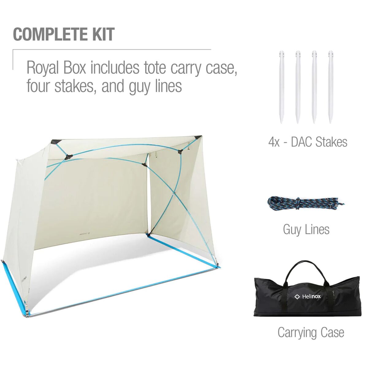 Helinox Royal Box Shade Shelter - Hike & Camp