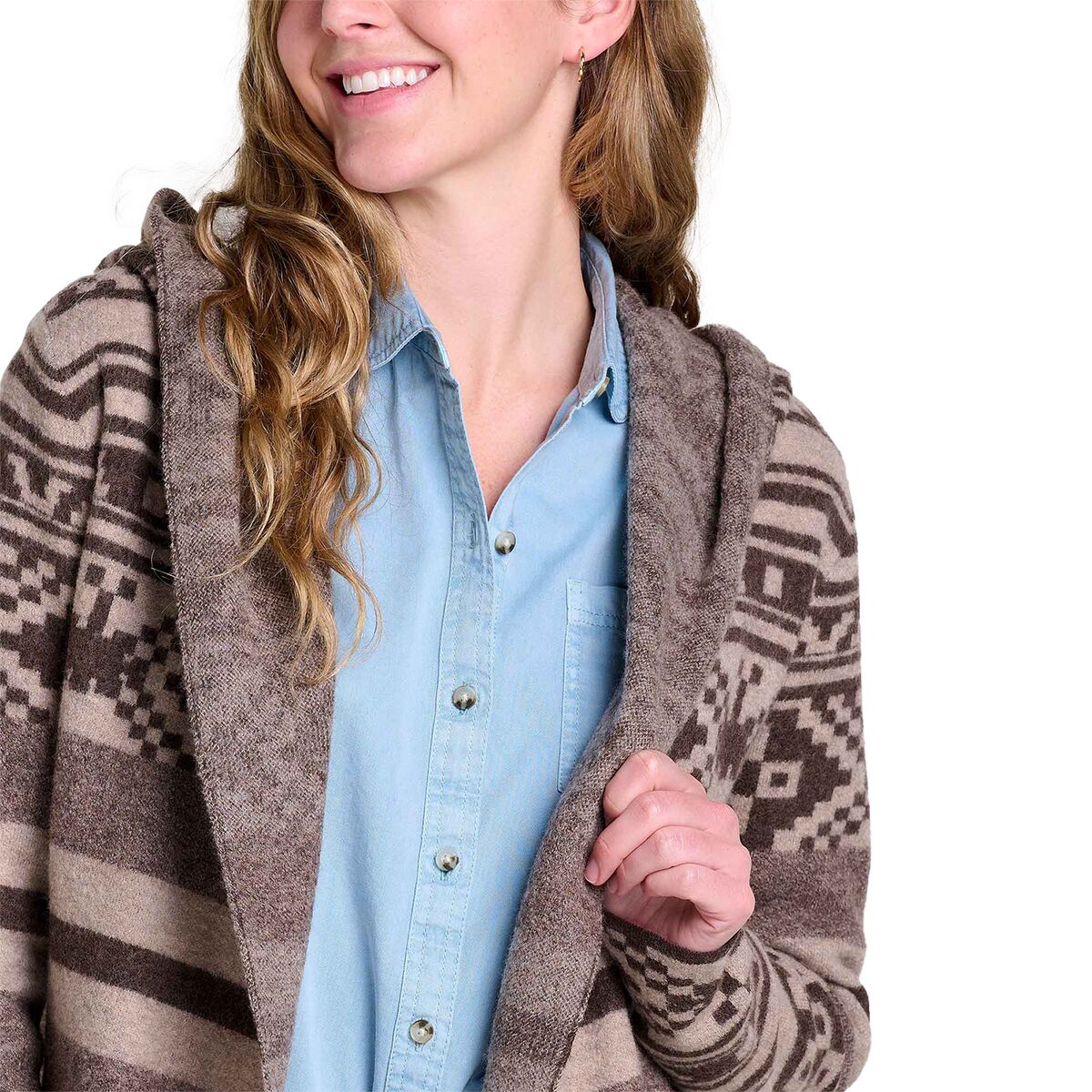 売れ筋商品|||ドード アンドコー ニット&セーター アウター レディース Merino Heartfelt Hoodie - Women's Midnight flakes Heartfelt Merino Wool Open Front Cardigan Hoodie | Toad&Co