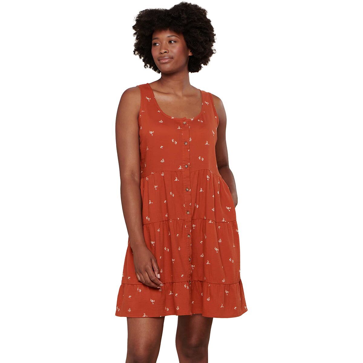 Toad&Co Manzana Tiered Sleeveless Dress - Women's - Women
