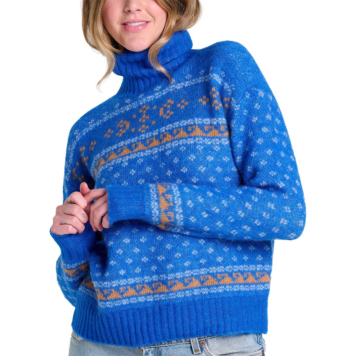 (取寄) トードアンドコー レディース トディ T-ネック セーター Toad&Co women Toddy T-Neck Sweater Rockrose TODDY T-NECK SWEATER – Toad&Co - Golden - ToadandCo -