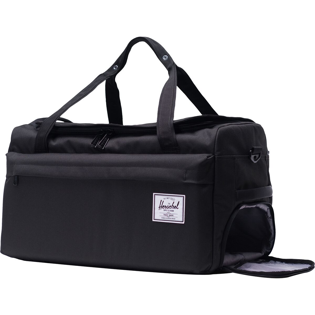 旅行かばん・小分けバッグ Herschel Supply Outfitter Duffle Bag 90L BK_D3.jpg