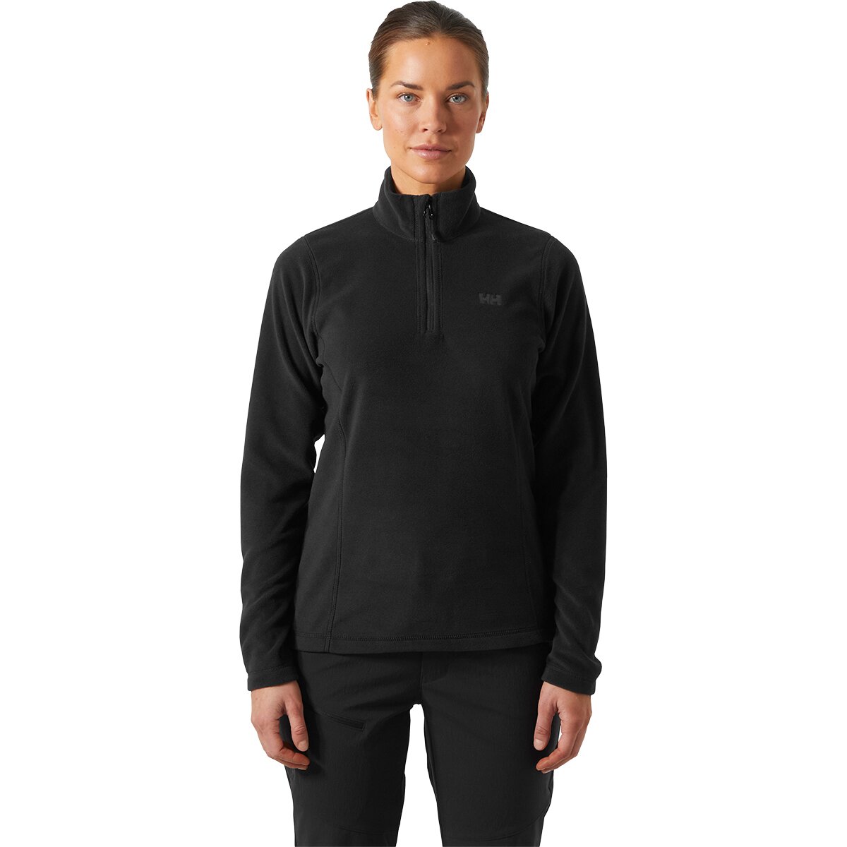 Helly Hansen Women's Daybreaker Half-Zip Fleece Top in Black2 - Size: Small