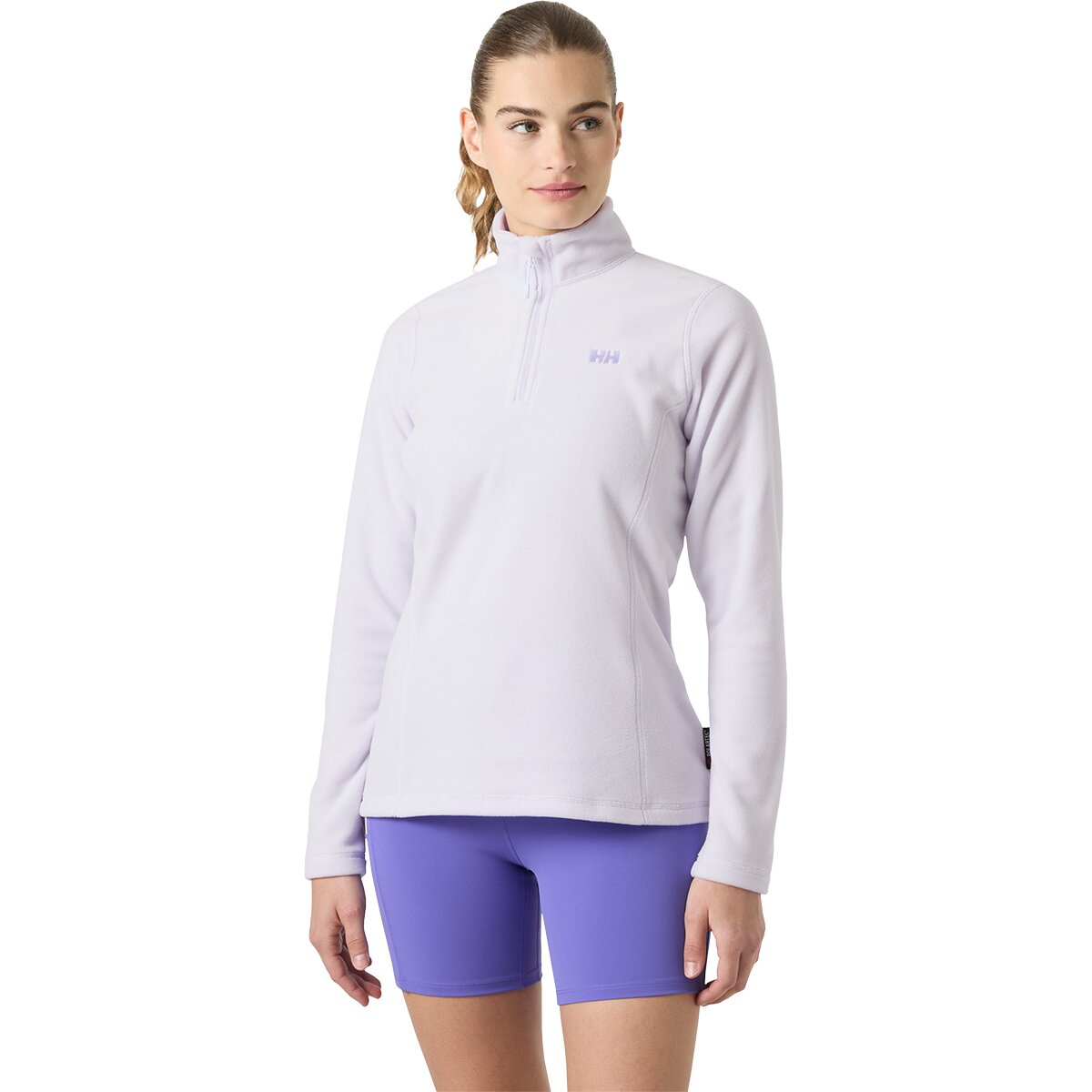 Helly Hansen Women's Daybreaker Half-Zip Fleece Top in Even Light Purple - Size: XS