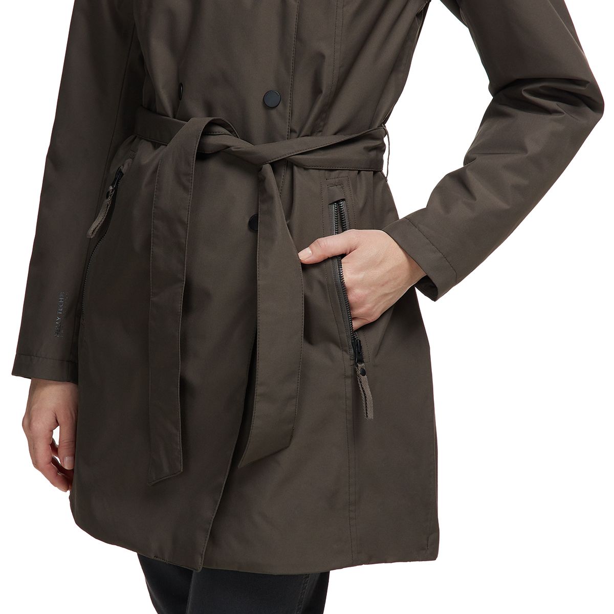 helly hansen women's welsey ii insulated trench coat