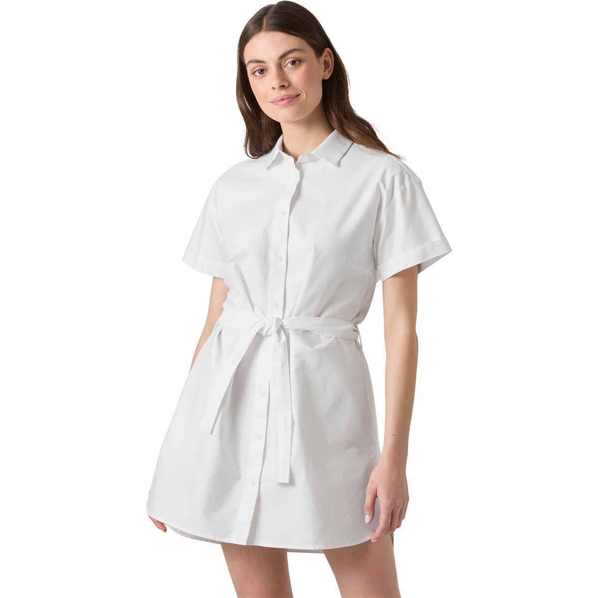 Helly Hansen Women's Sorrento Shirt Dress in White - Size: Large