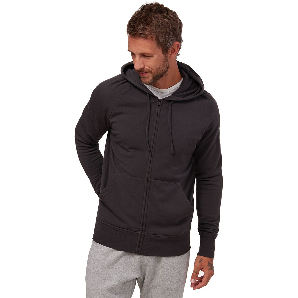 Long-Sleeve Hooded Zip Jacket 