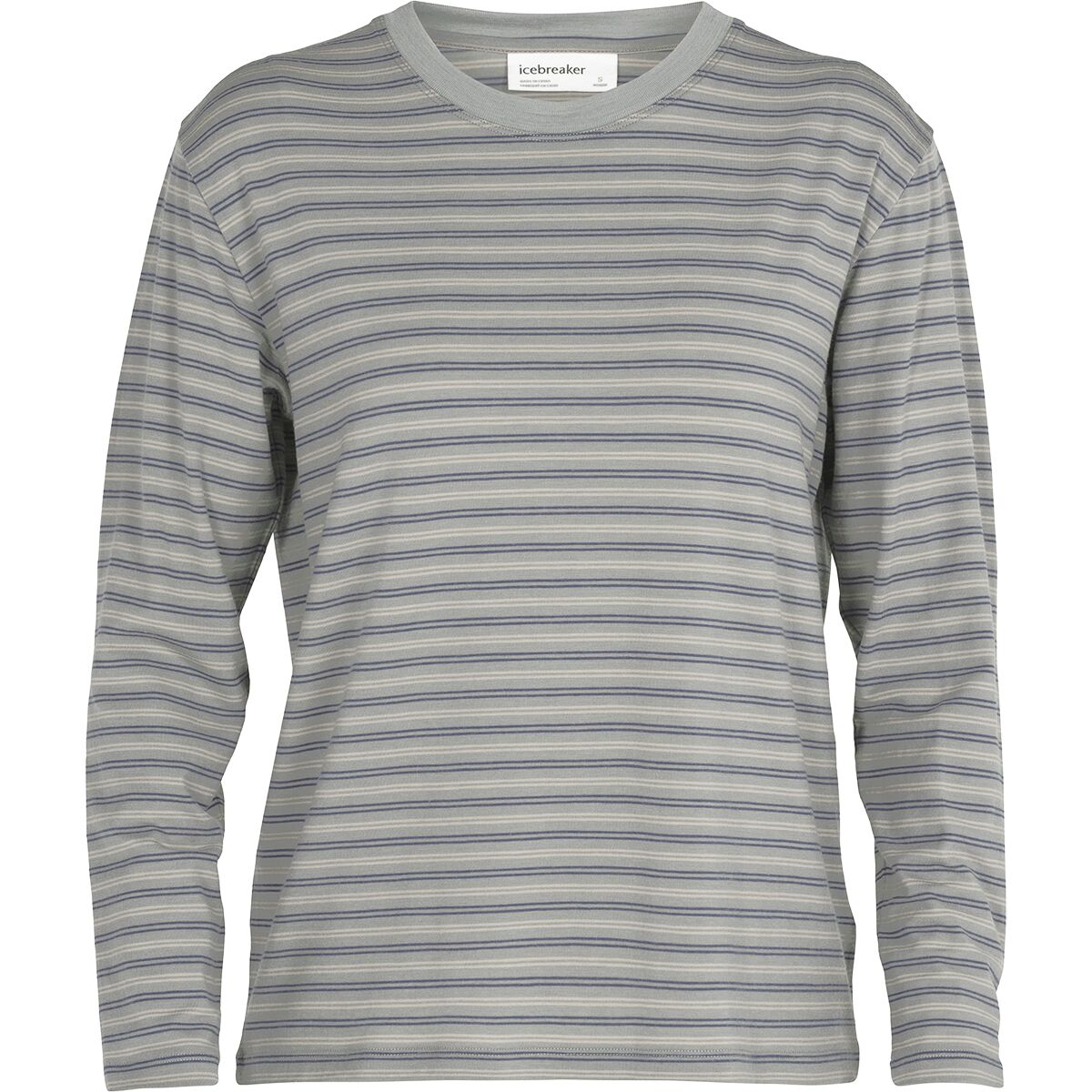 Icebreaker Merino 150 Crewe Stripe Long-Sleeve Top - Women's - Women