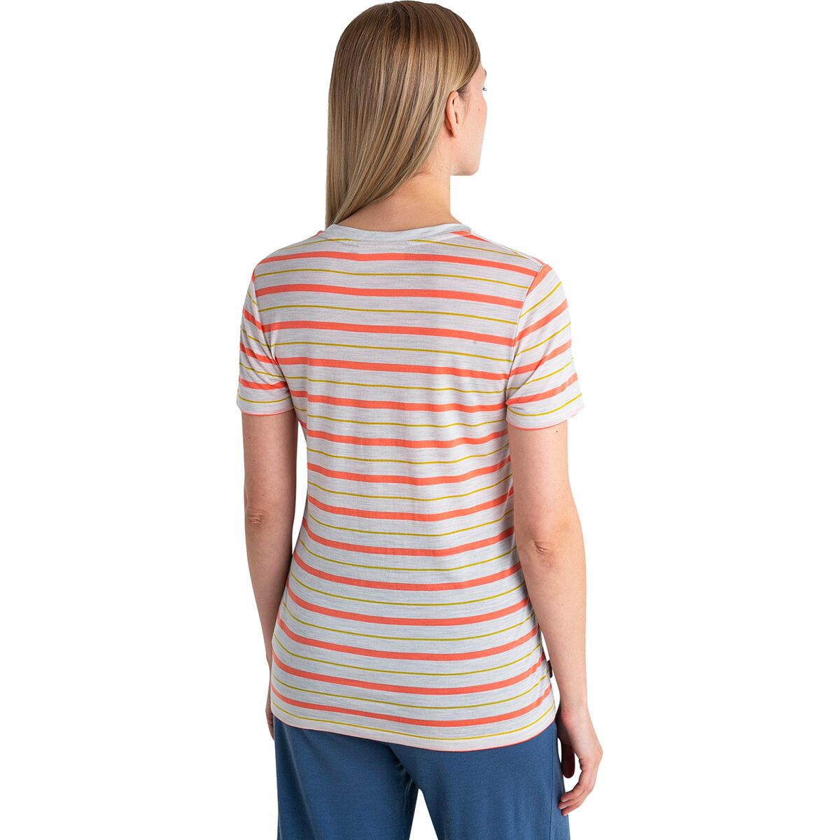 トップス Icebreaker REVERSIBLE TOP STRIPE Women's Merino Blend Drayden Reversible Top Stripe | icebreaker