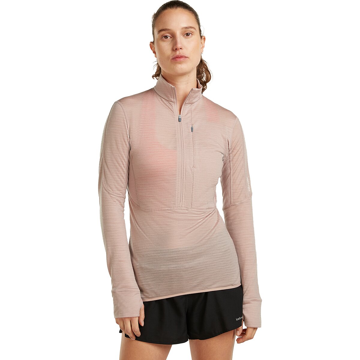 Icebreaker Women's Merino Blend 200 Realfleece Descender 1 in 2-Zip - Size: XL