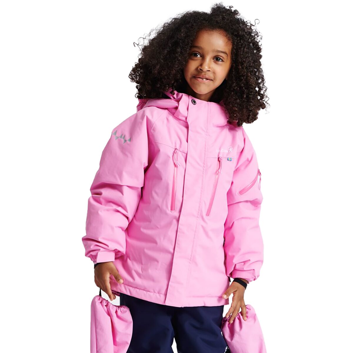 新品　ピークパフォーマンス　ISBJORN  ピンク　スキーウェア　140 新品ピークパフォーマンスISBJORN ピンクスキーウェア140