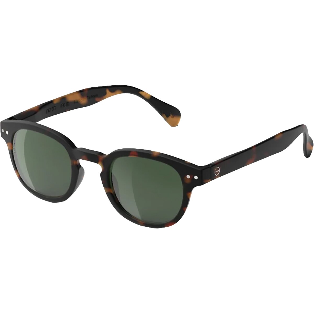 Izipizi #C Sun The Retro Sunglasses in Tortoise / Green