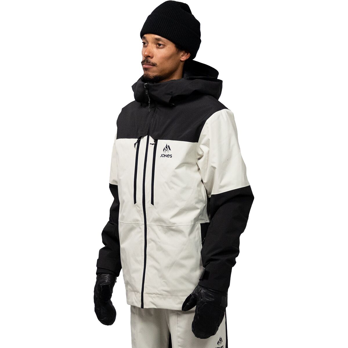 JONES スノーボードウェアセット ホワイト/ブラック Jones Snowboards Mtn Surf Recycled Jacket - Men's - Men