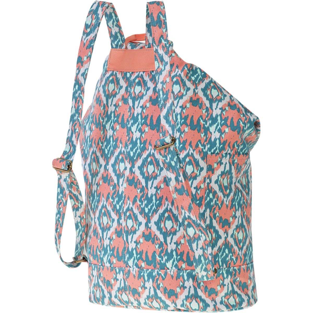 Kavu Free Range Backpack Blue White Aztec Design Outdoor Kavu free range backpack “Aztec” Rarely used, in... | Depop main image 2