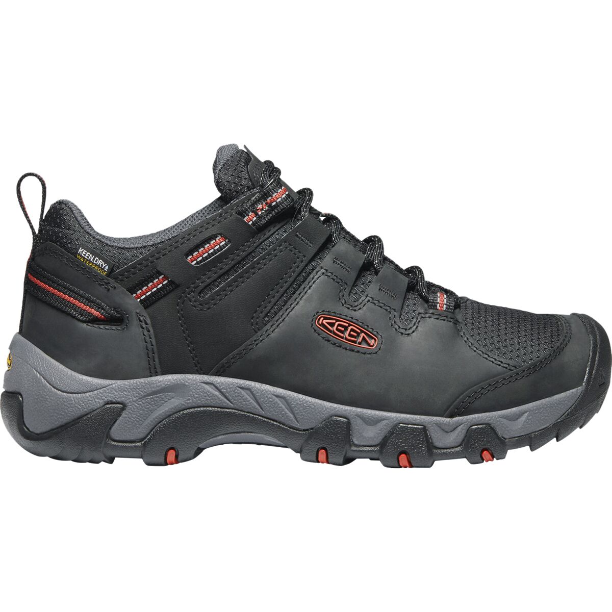 Keen Men's Steens Waterproof Shoe - 10 - Black / Bossa Nova