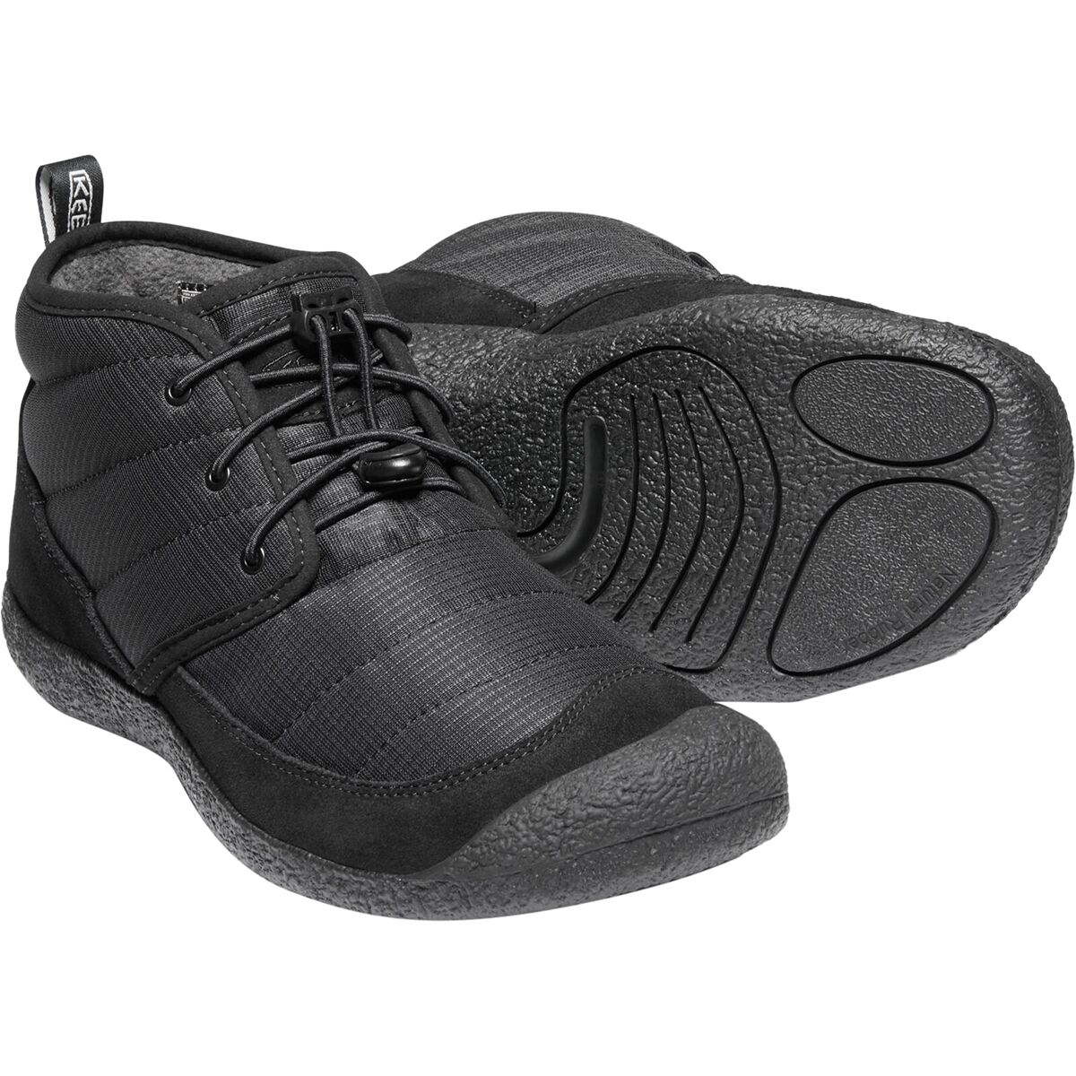 Keen Mens Howser Lace Up Quilted Chukka Boots US 10 Black Outdoor Slippers Soft KEEN Howser II Chukka - Men main image 4