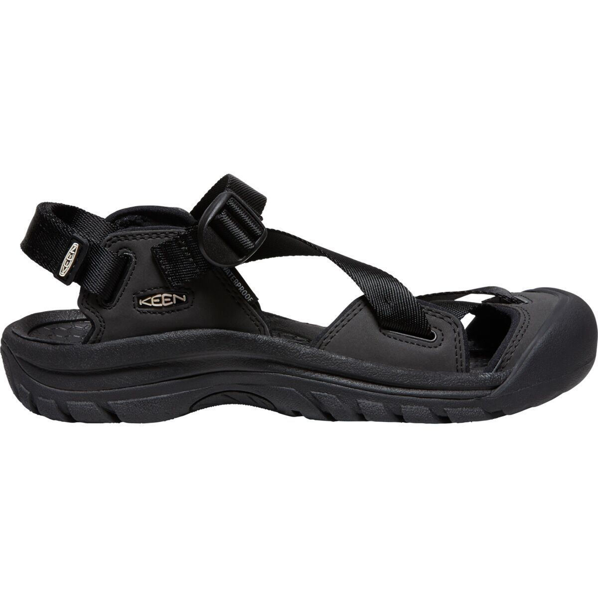 靴 KEEN ZERRAPORT II BLACK 25cm Keen Women's Zerraport II Sandal, Black/Black, 6 Medium US