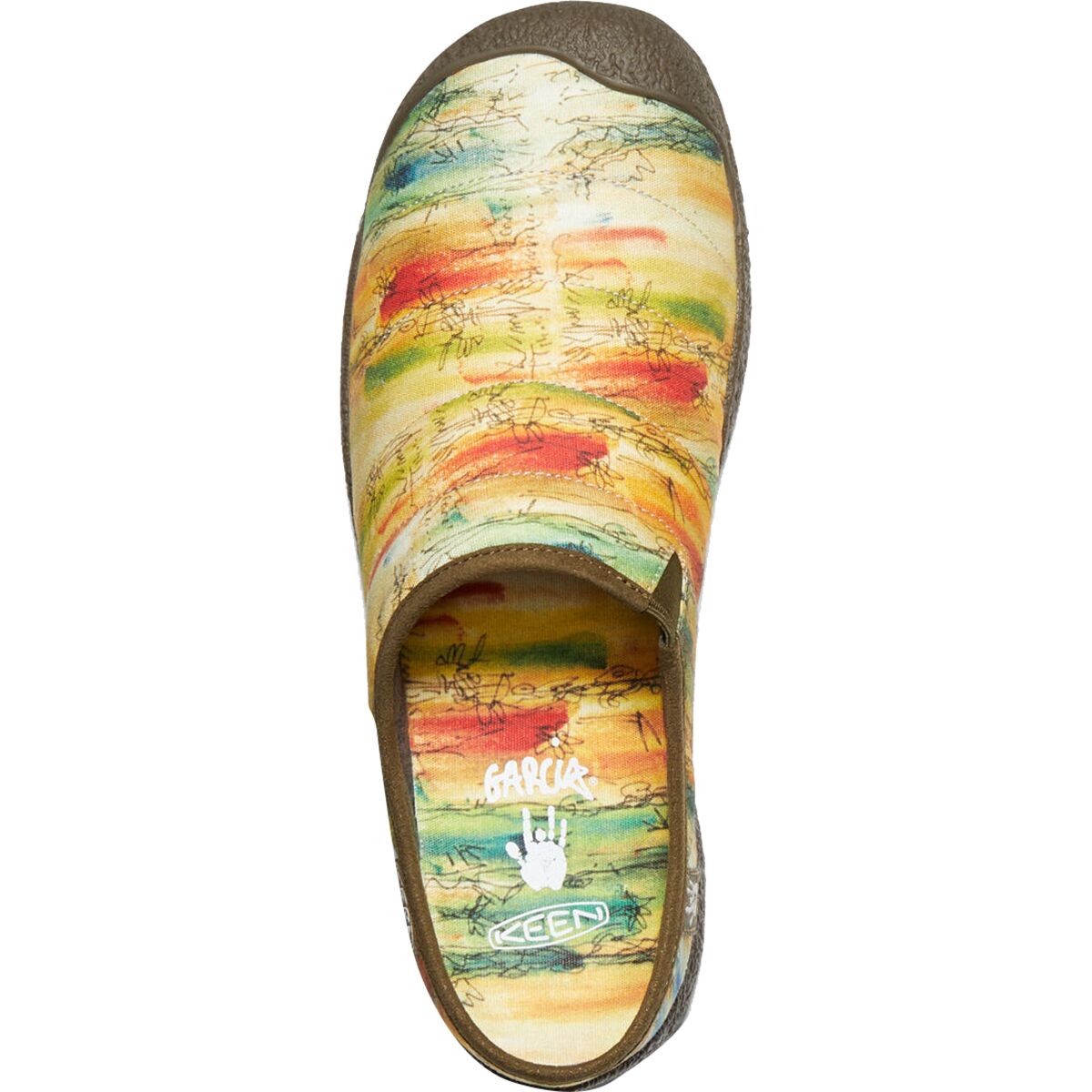 KEEN Howser Jerry Garcia Slipper Shoes Mens Size 10 Quilted Mule Hippie GFD These Jerry Garcia Keen sandals are for the real deadheads main image 2
