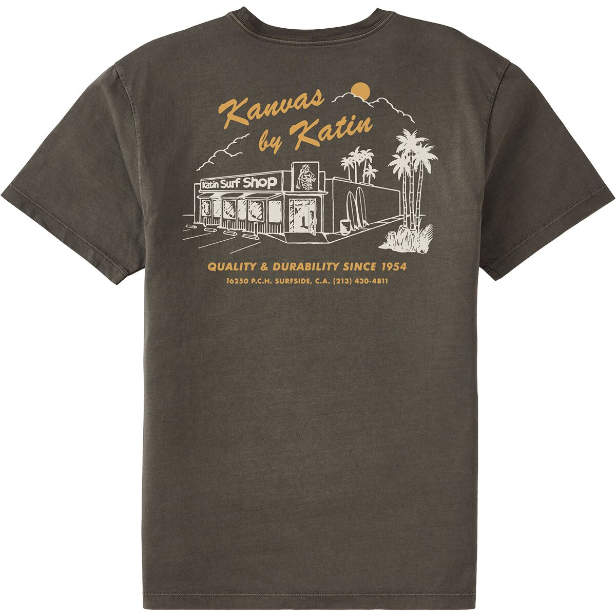 Katin Men's PCH T-Shirt in Lead - Size: Large
