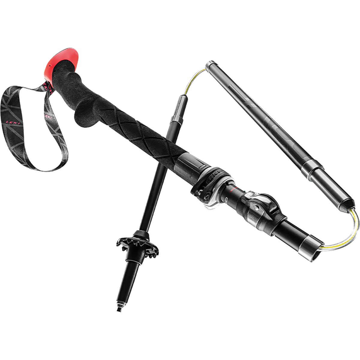 登山用品 mont bell - LEKI Micro Vario Carbon 100~120cm LEKI Micro Vario Carbon Folding Trekking Poles w/ bag