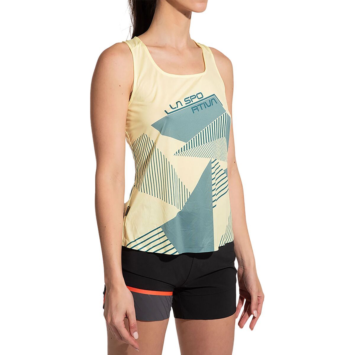 (取寄) スポルティバ レディース コンプ タンク トップ - ウィメンズ La Sportiva women Comp Tank Top - Women's Moonlight/Deep Sea La Sportiva Comp Tank Top - Women's - Women