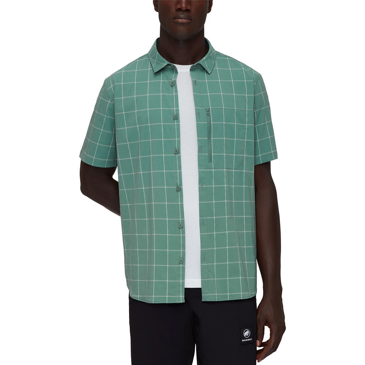 Mammut - MAMMUT・mountain shirt AF men Mammut Mountain T-shirt Mens Color Marine Regular Fit Size