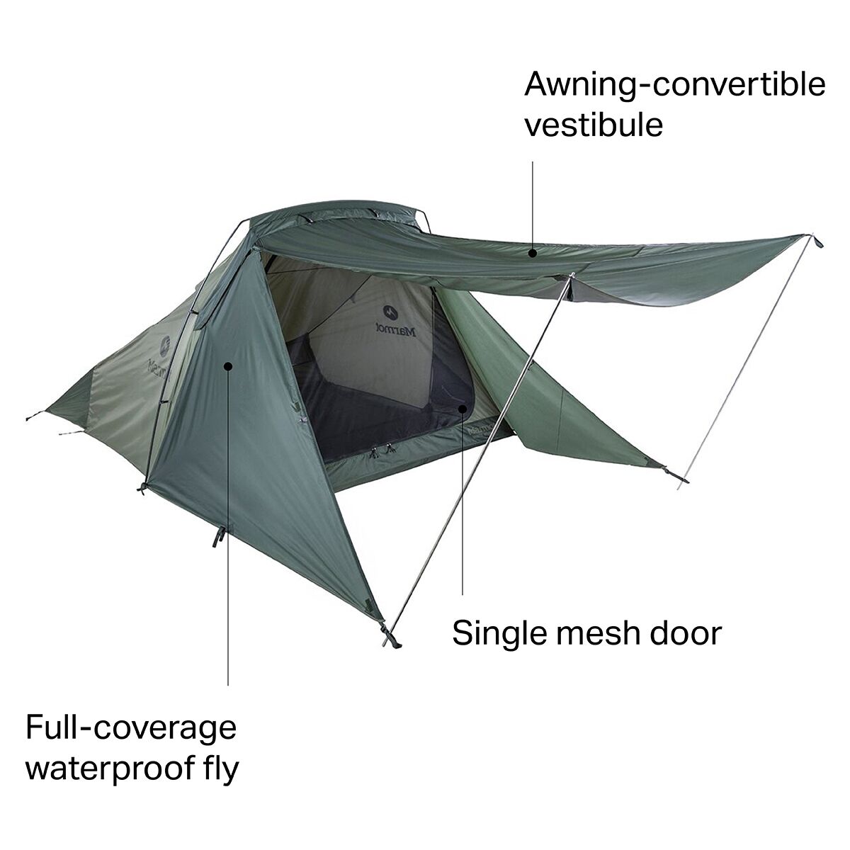 楽天市場】Marmot マーモット テント 2人用テント MANTIS 2P