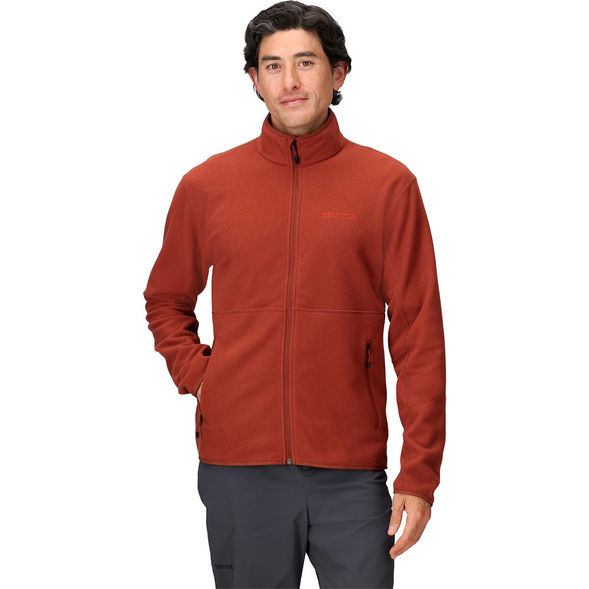 Marmot Men's Rocklin Fleece Jacket in Pecan - Size: XL