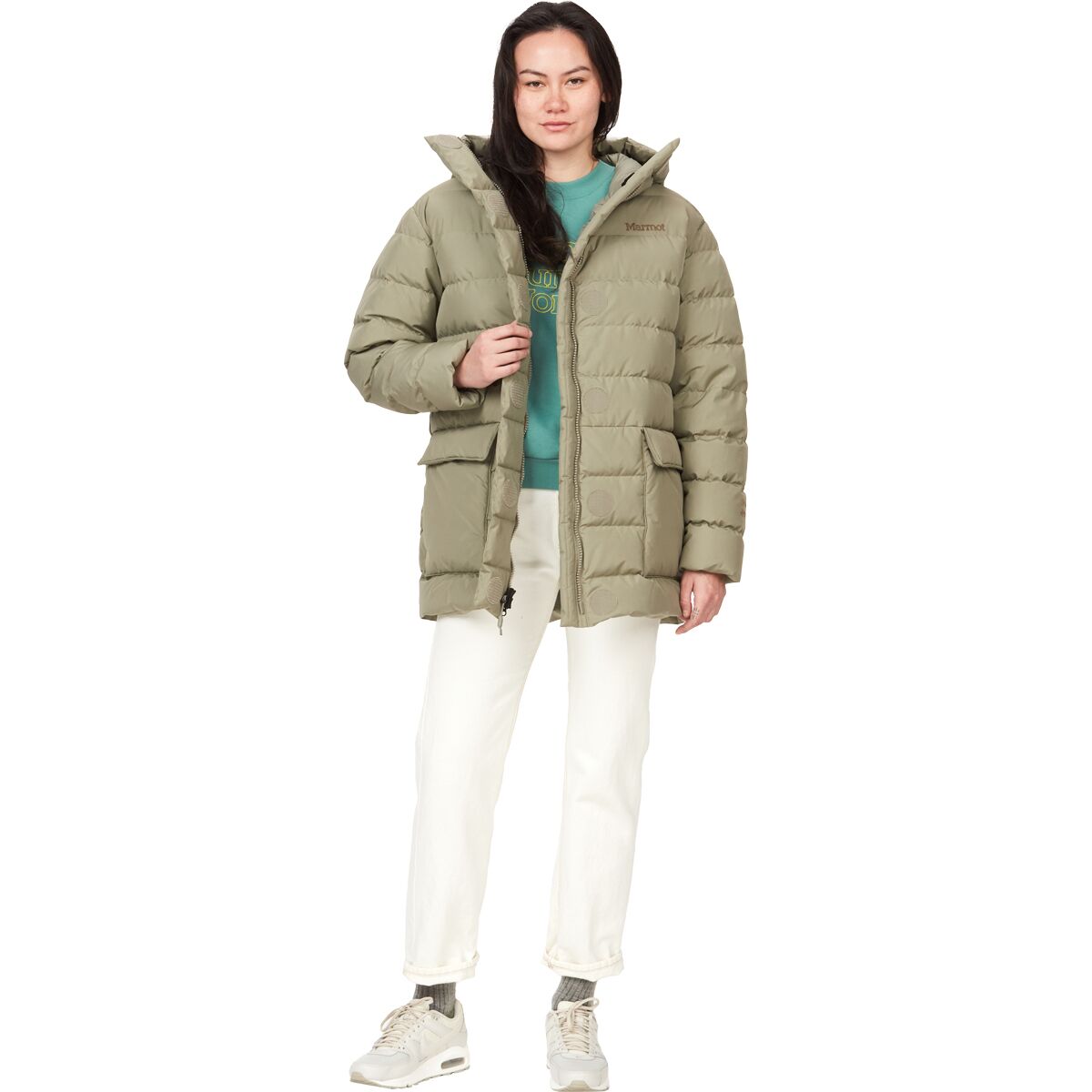 MARMOT - 【Women&#39;s M グリーン系】 Marmot ( マーモット ) ウォームキューブ ゴアテックス ゴールデン マントル ジャケット WarmCube GORE-TEX Golden Mantle Jacket ダ Women's M グリーン系】 Marmot ( マーモット ) ウォーム