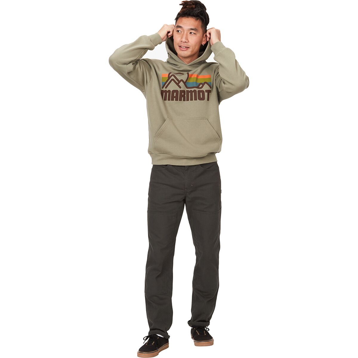 (取寄) マーモット メンズ コースタル ブーディ Marmot men Coastal Hoodie Light Grey Heather MARMOT Men's Coastal Hoody Sweatshirt, Charcoal Heather