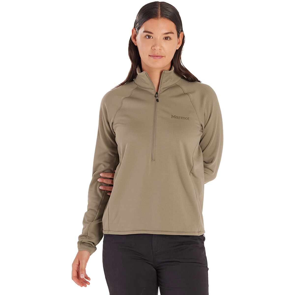 Marmot Women's Leconte Fleece 1/2-Zip Jacket in Vetiver - Size: Small