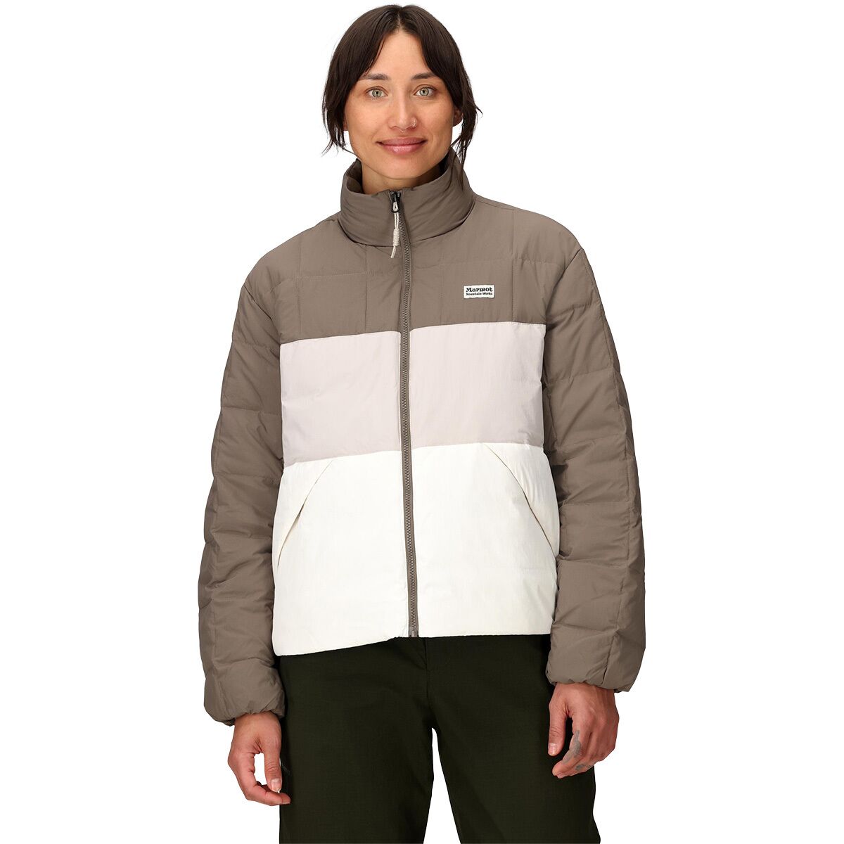 Marmot Women's Ares Jacket in Birch Bark in Pearl - Size: Large