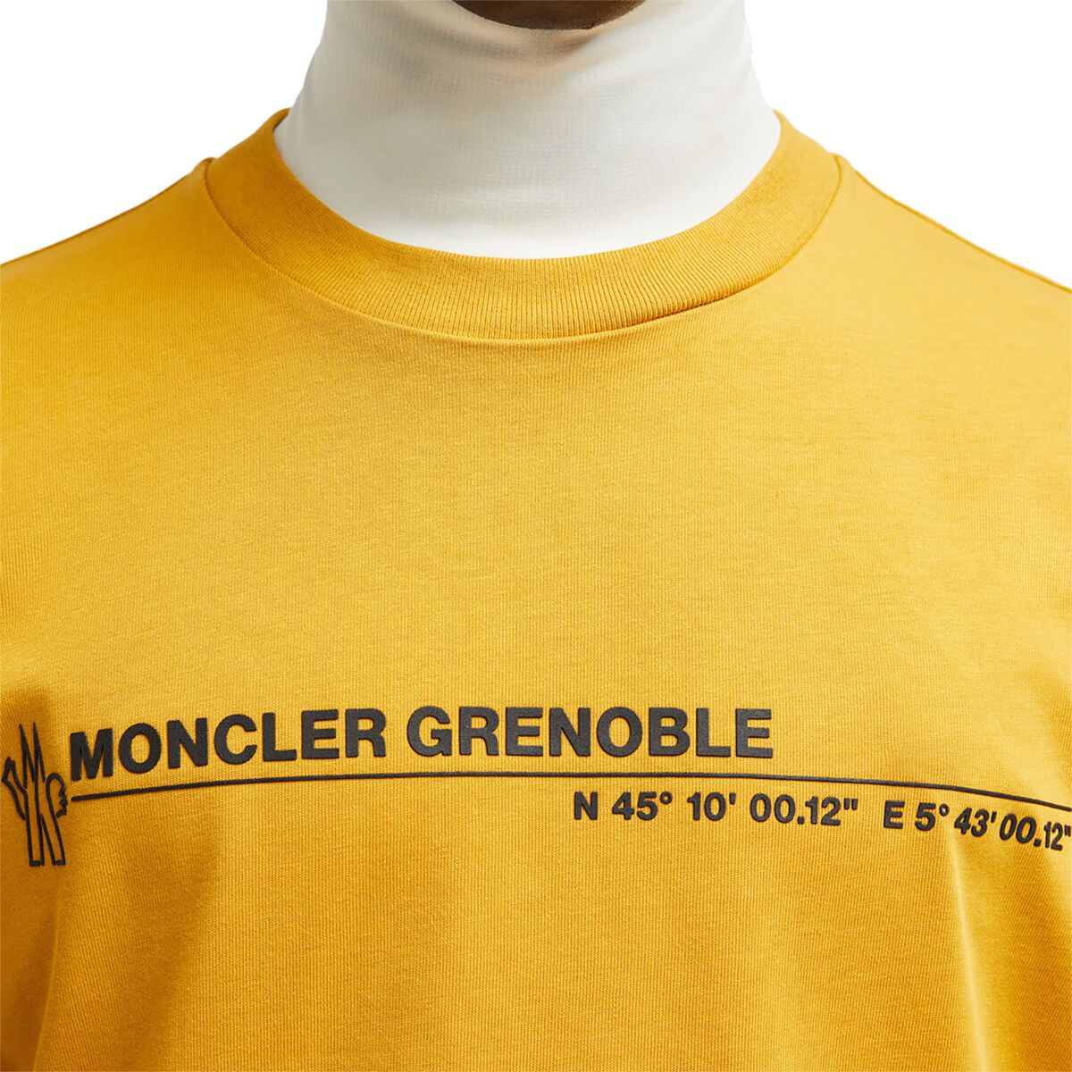 Moncler Grenoble Embroidered Label Logo Cotton T-Shirt - Men's - Men