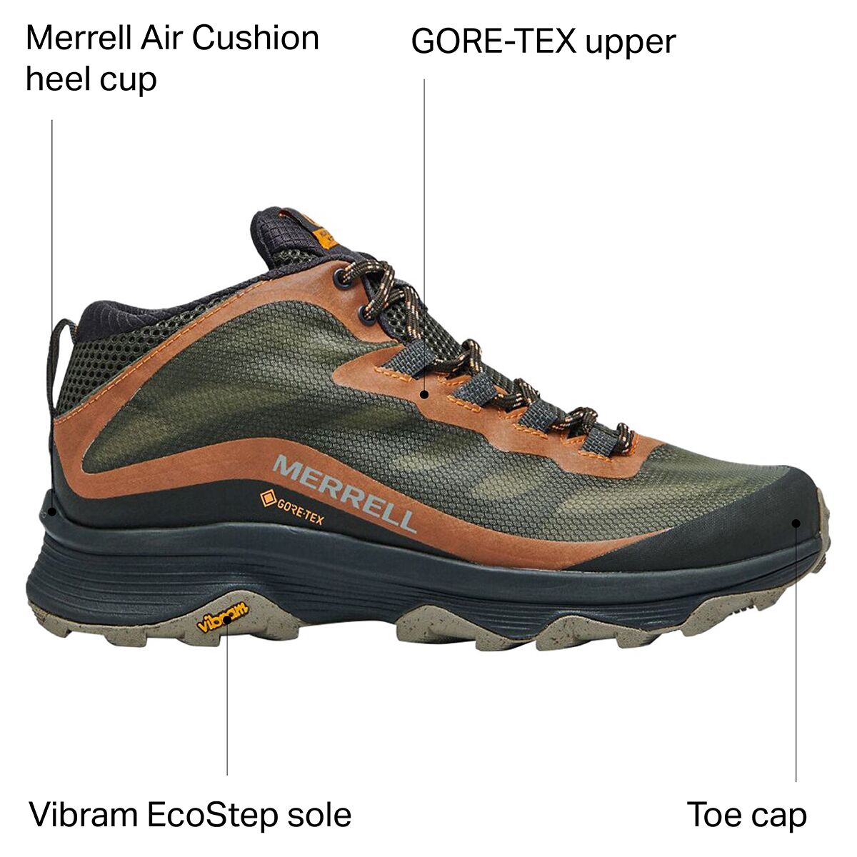 MERREL MOAB MID GORE-TE DARKTAN 27.5㎝ Women's Moab 3 Mid GORE-TEX® Hiking Boots | Merrell