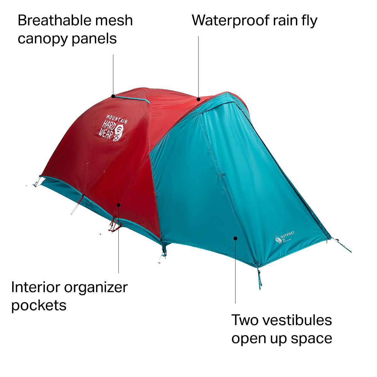 Mountain Hardwear Outpost 2 Tent 2-Person 4-Season - Hike & Camp
