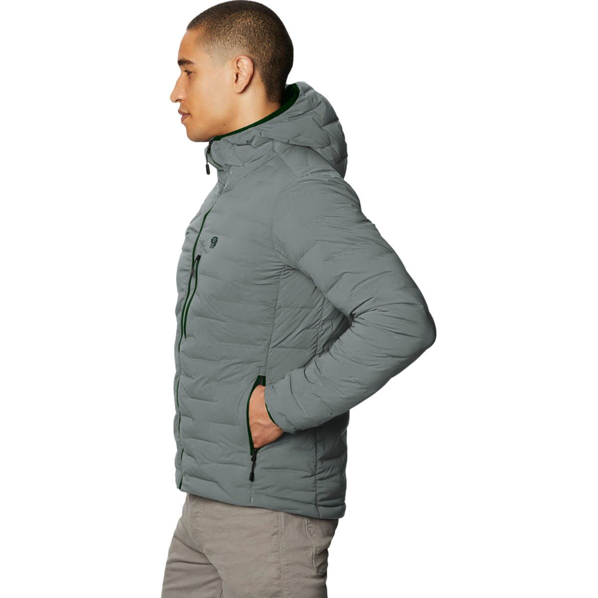 ジャケット・アウター Super/DS Stretchdown Hooded Down Jacket BK.jpg